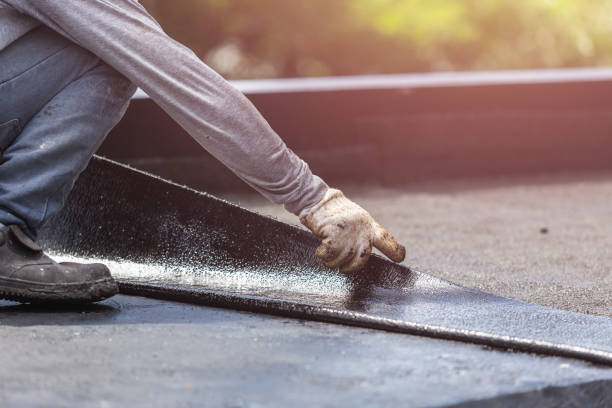 Professional Vapor Barrier Installation technician working in Canaseraga, NY